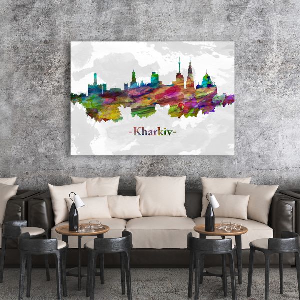 Картина на холсті Харків арт інсталяція Картина на холсті Харків арт інсталяція