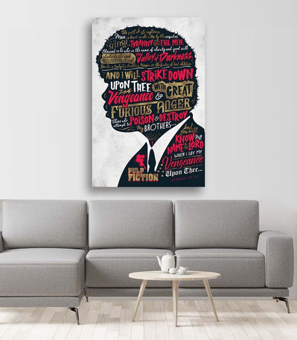 Картина на холсті Джулс фразовий арт постер