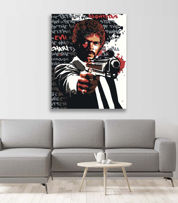 Картина на холсті Джулс Кримінальне чтиво постер Картина на холсті Джулс Кримінальне чтиво постер