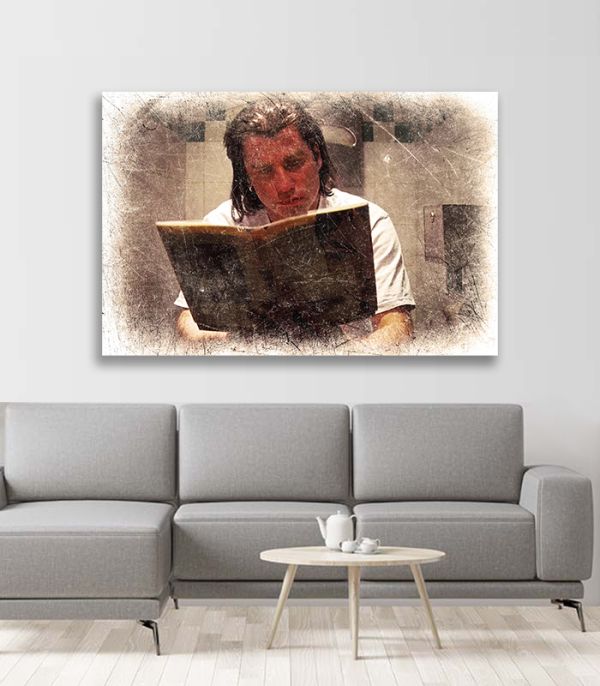 Картина на холсті Вінсент Вега в бібліотеці Картина на холсті Вінсент Вега в бібліотеці