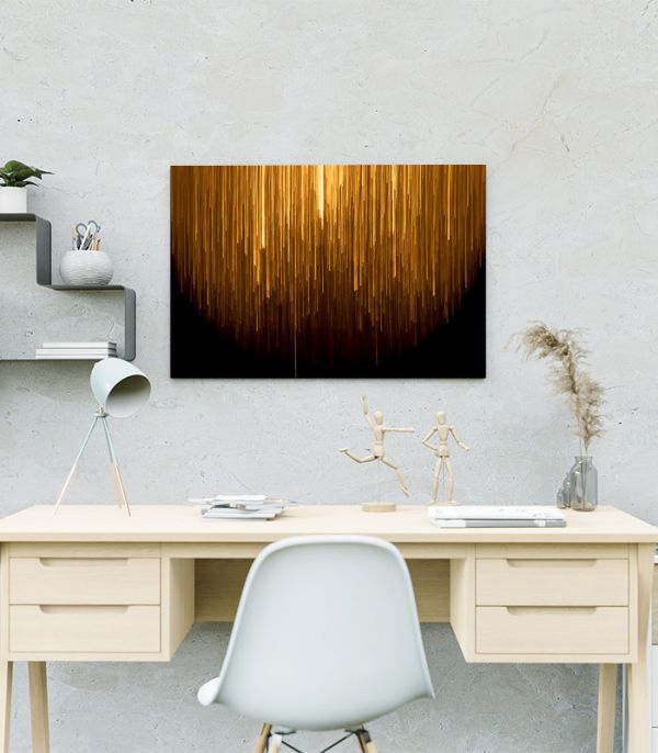 Картина Золоті лінії Картина Золоті лінії