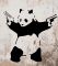 Картина Бенксі – Panda with guns