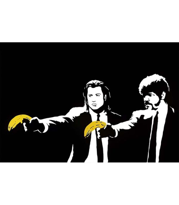 Картина Бенксі – Pulp Fiction Картина Бенксі – Pulp Fiction