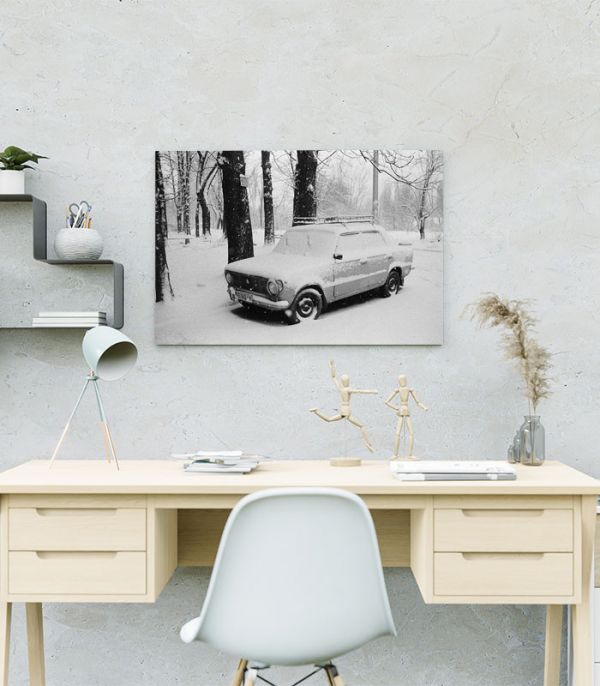 Картина чорно-біла Копійка, жига Картина чорно-біла Копійка, жига