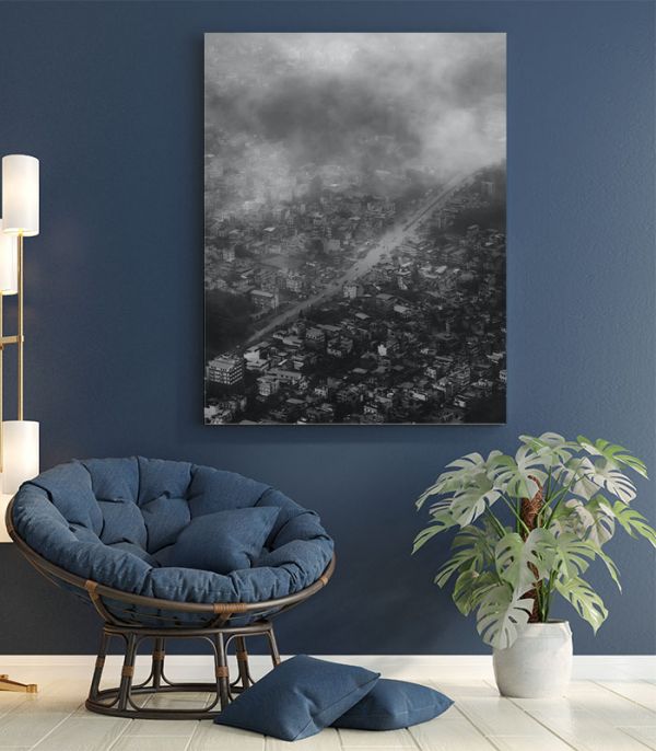 Картина чорно-біла Туман Картина чорно-біла Туман