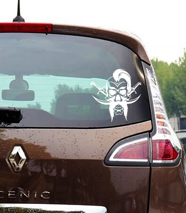 Наліпка козак з шаблями за спиною Наліпка козак з шаблями за спиною