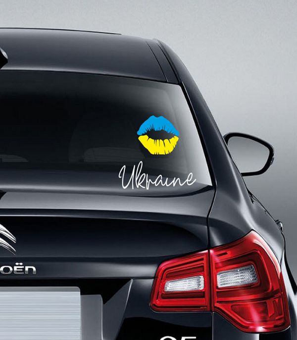 Наліпка поцілунок Наліпка поцілунок