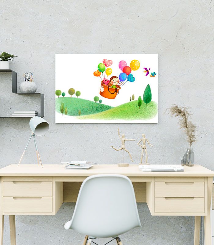 Картина Дівчинка на повітряній кулі