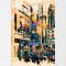 Картина з декількох частин поп арт місто