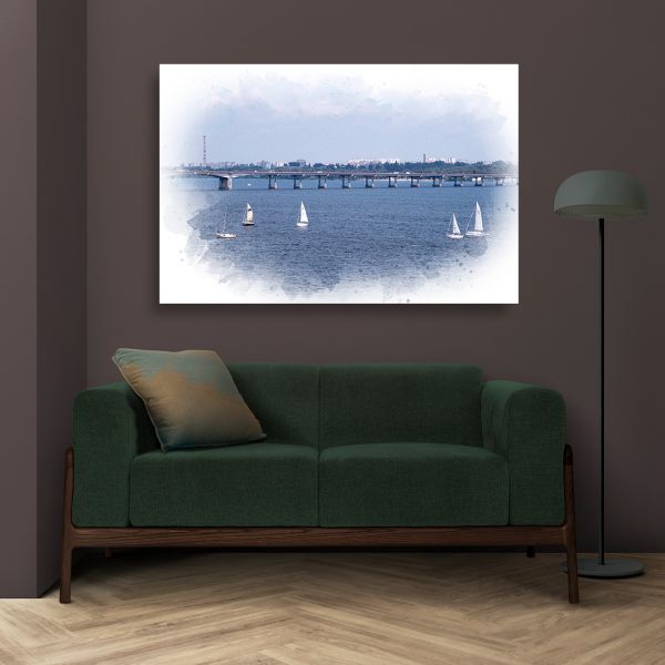 Картина на холсті парусники на воді