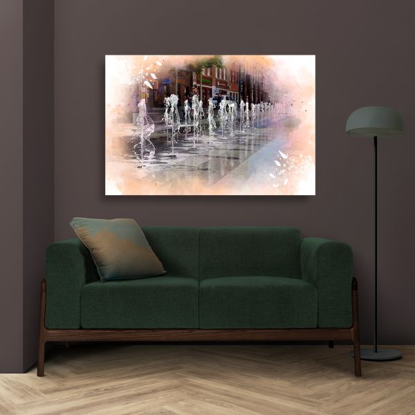 Картина на холсті бульвар на Шевченка Картина на холсті бульвар на Шевченка