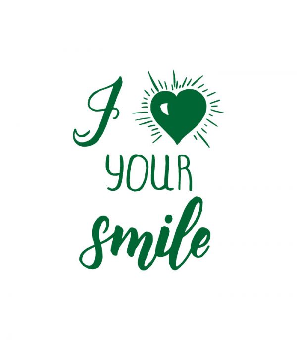 Інтер’єрні наклейки – I love your smile Інтер’єрні наклейки – I love your smile