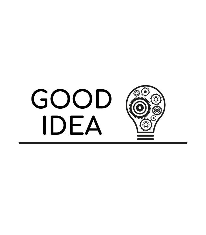 Вінілова наклейка – Good Idea