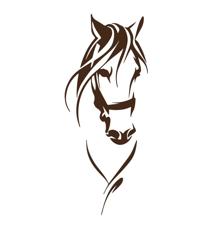 Вінілова наклейка – Кінь