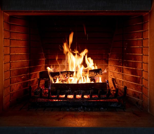 Наклейка для декоративного каміну