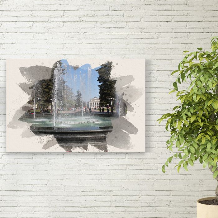 Картина на холсті Чернігівський фонтан