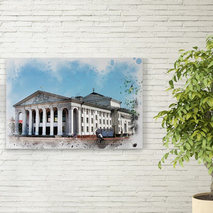 Картина на холсті Чернігівський музикальний театр