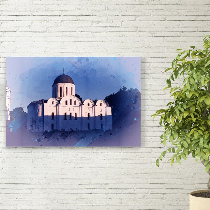 Картина на холсті храм в Чернігові