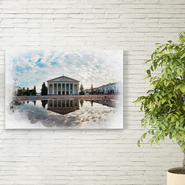 Картина на холсті музикально-драматичний теарт ім. Т.Г. Шевченко Картина на холсті музикально-драматичний теарт ім. Т.Г. Шевченко