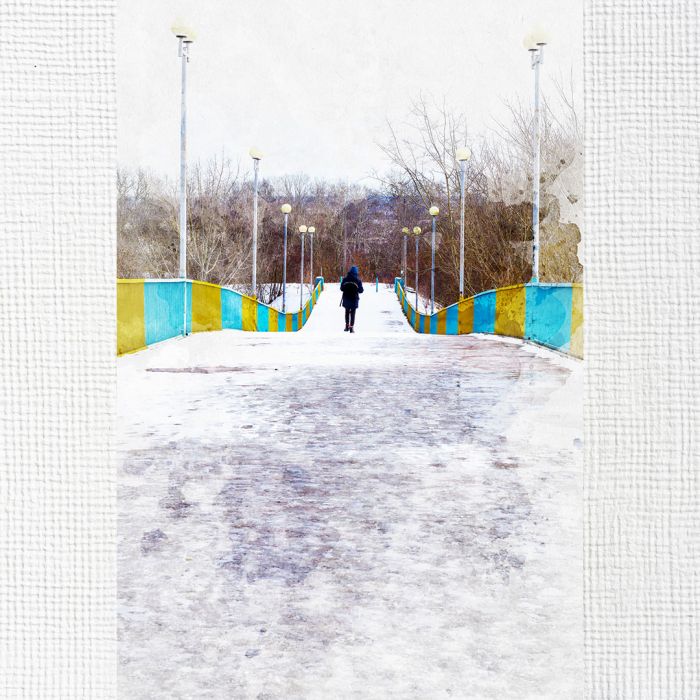 Картина на холсті будення зимового Чернігова