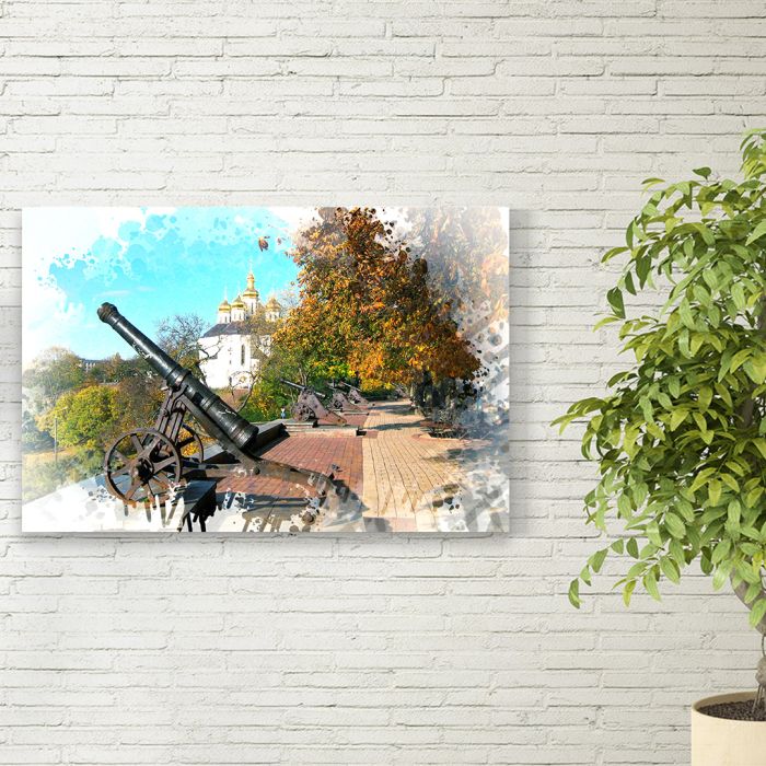 Картина на холсті історичні пушки Вала