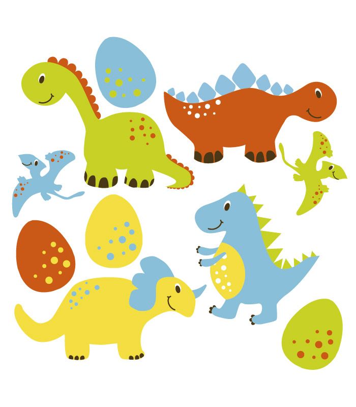 Наклейки для хлопчика – Динозаврики