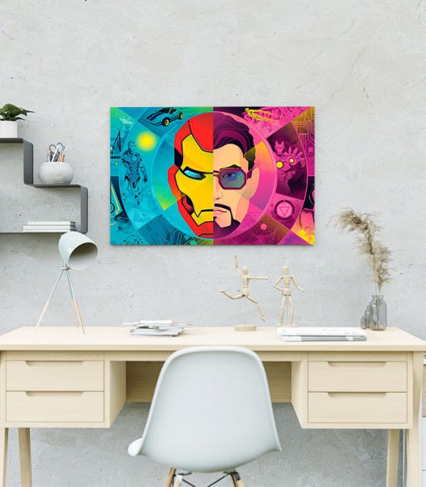 Картина Тоні Старк pop art Картина Тоні Старк pop art