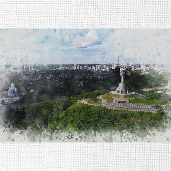 Картина на холсті столиця України місто Київ
