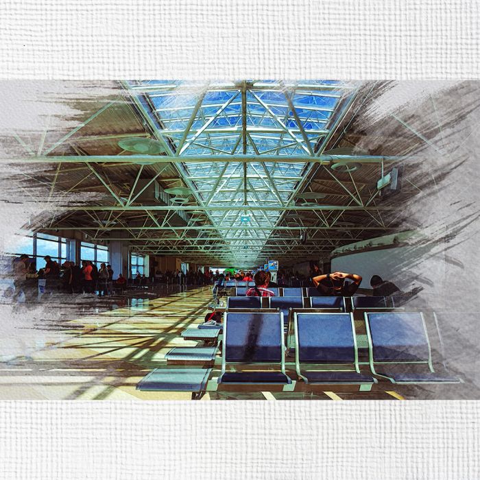 Картина на холсті аеропорт Бориспіль