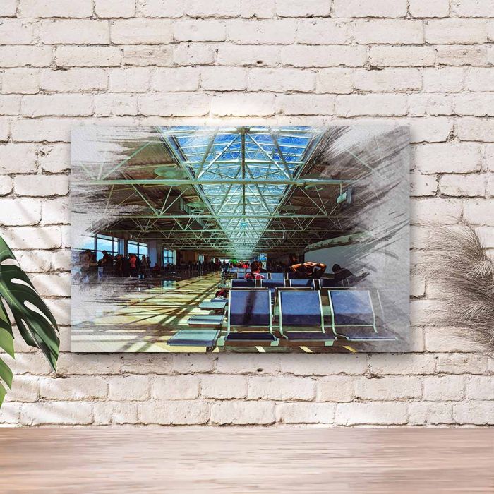 Картина на холсті аеропорт Бориспіль
