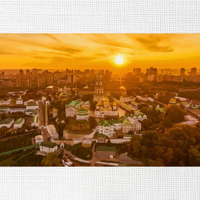 Картина на холсті ранковий Київ