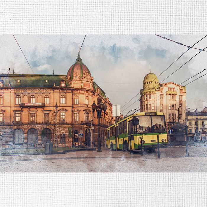 Картина на холсті будення Львова