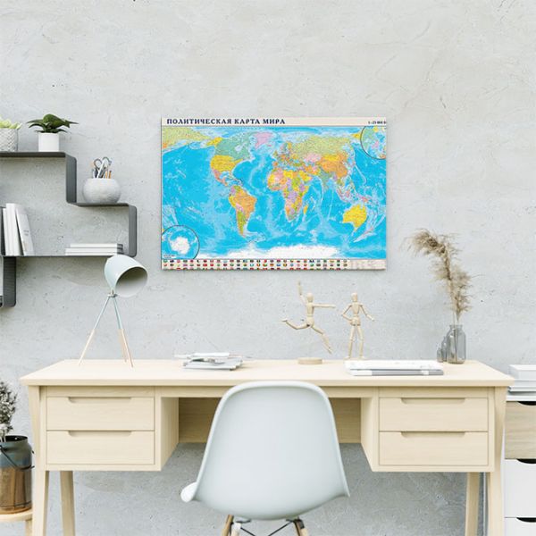 Картина мапа Світу