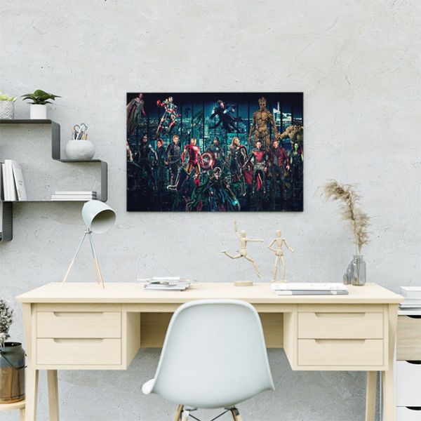 Картина Марвел колаж