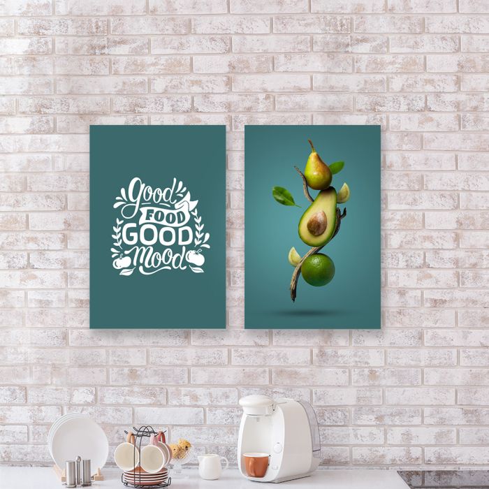 Модульні картини на стіну Good food good mood