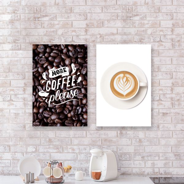 Модульні картини на стіну More coffee please Модульні картини на стіну More coffee please