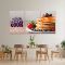 Модульні картини на стіну Соковиті панкейки