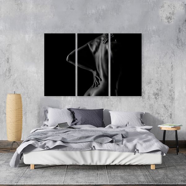 Модульні картини на стіну Спина жіноча абстракція Модульні картини на стіну Спина жіноча абстракція