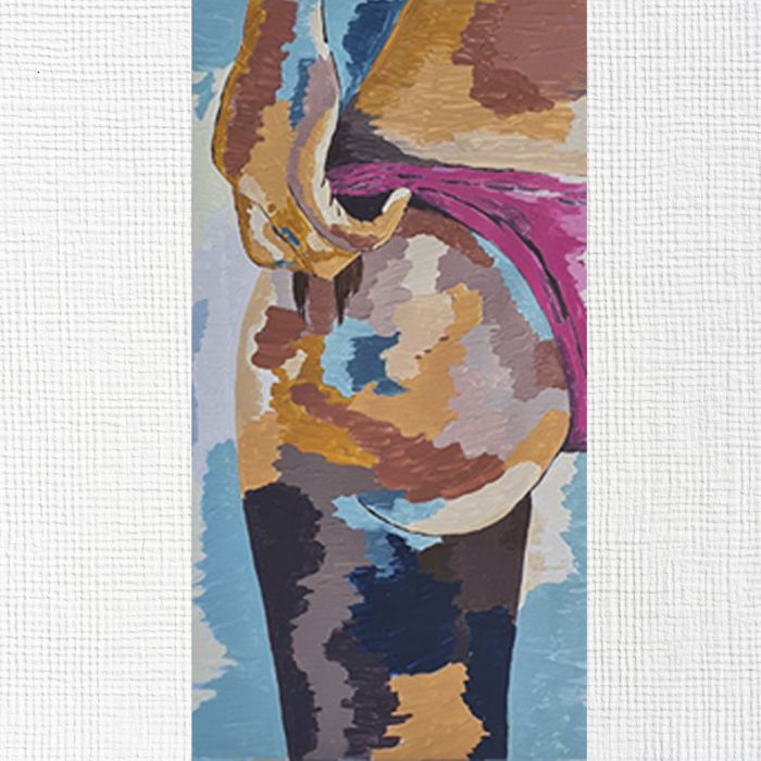 Модульні картини на стіну Поп-арт абстракція жіночого тіла