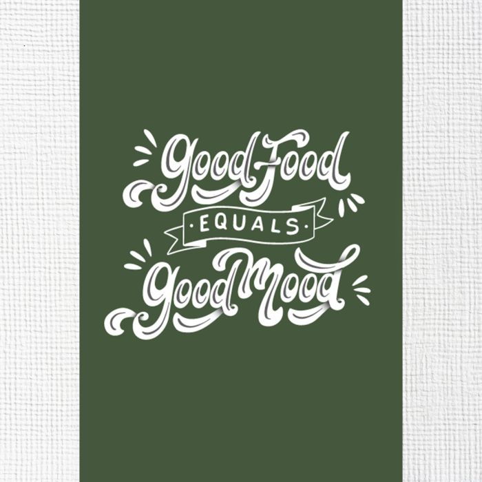 Модульні картини на стіну Good food equals good mood