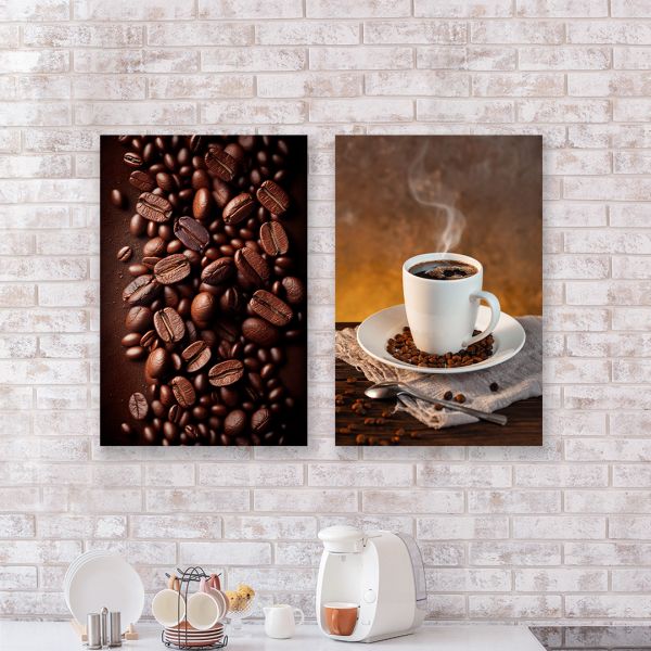 Модульні картини на стіну Кавові зерна Модульні картини на стіну Кавові зерна