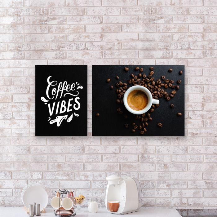 Модульні картини на стіну Coffee Vibes