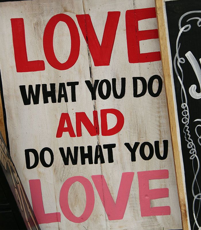 Картина Love what you do