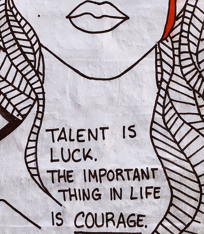 Картина Talent is luck