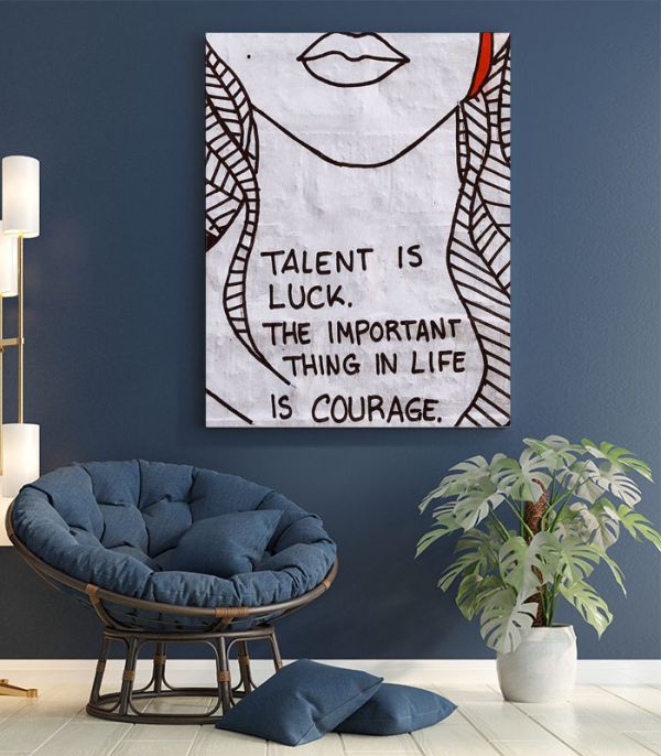 Картина Talent is luck Картина Talent is luck