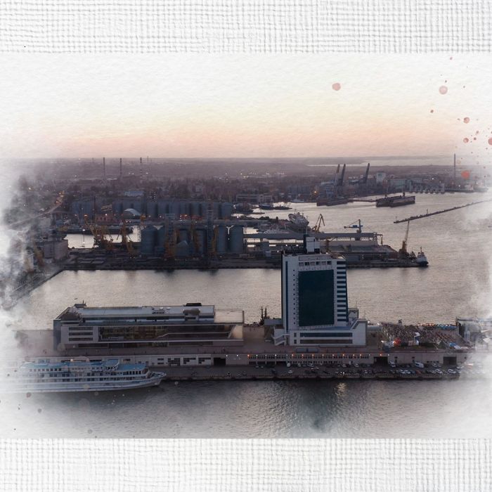 Картина на холсті морський порт