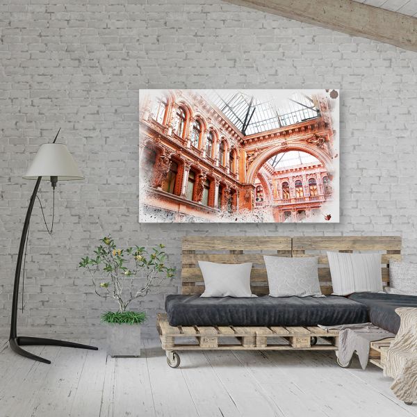 Картина на холсті архітектура Пассажа в Одесі Картина на холсті архітектура Пассажа в Одесі