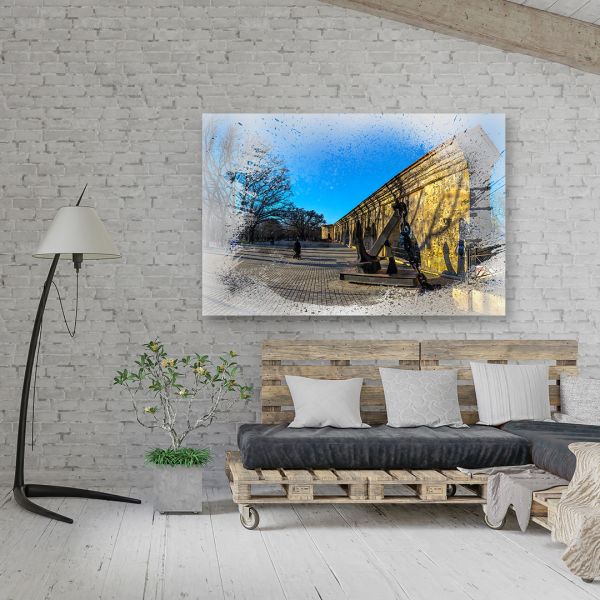 Картина на холсті корабельний якір в Одесі Картина на холсті корабельний якір в Одесі