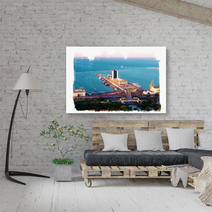 Картина на холсті Одеський морський торговий порт