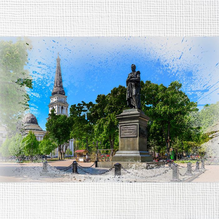 Картина на холсті одеські пам’ятники